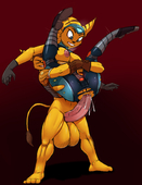 Angela_Cross Ratchet_(Character) Ratchet_and_Clank Spazman // 1280x1661 // 989.5KB // png