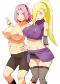 Ino_Yamanaka Naruto Sakura_Haruno // 711x1000 // 395.9KB // jpg