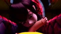 3D Animated Blender Hotel_Transylvania Mavis_Dracula its-gergless // 1280x720 // 3.3MB // webm