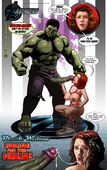 Avengers Black_Widow_(Natasha_Romanova) Marvel_Comics Smudge The_Hulk_(Bruce_Banner) // 950x1513 // 1.0MB // jpg