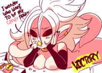 Android_21 Dragon_Ball_FighterZ Majin diives // 1400x1000 // 954.8KB // gif
