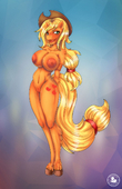 Applejack FurryPinups My_Little_Pony_Friendship_Is_Magic // 828x1280 // 142.7KB // jpg