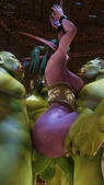 3D Animated Night_Elf PygoPhiliaNSFW Sound Tyrande_Whisperwind World_of_Warcraft // 720x1280, 40s // 19.5MB // webm