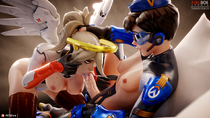 3D Blender Mercy Overwatch fireboxstudio // 1152x648 // 535.1KB // jpg