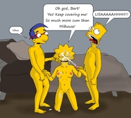 Bart_Simpson Lisa_Simpson Milhouse_Van_Houten The_Simpsons // 1369x1233 // 231.5KB // jpg