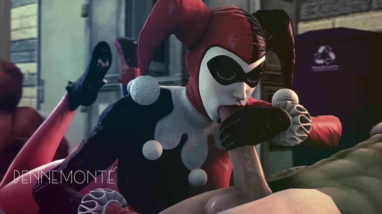 3D Animated Batman_(Series) Bennemonte DC_Comics Harley_Quinn Source_Filmmaker // 1280x720 // 271.5KB // webm