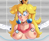 Princess_Peach Super_Mario_Bros princess_kari // 2500x2080 // 759.5KB // jpg