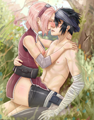 Naruto Sakura_Haruno Sasuke_Uchiha // 1100x1410 // 498.5KB // jpg