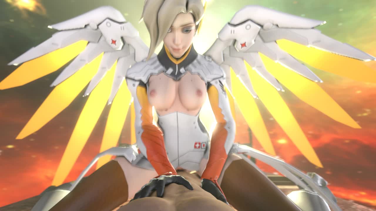 3D Animated Mercy Overwatch Source_Filmmaker sfmfuntime // 1280x720 // 2.7MB // webm