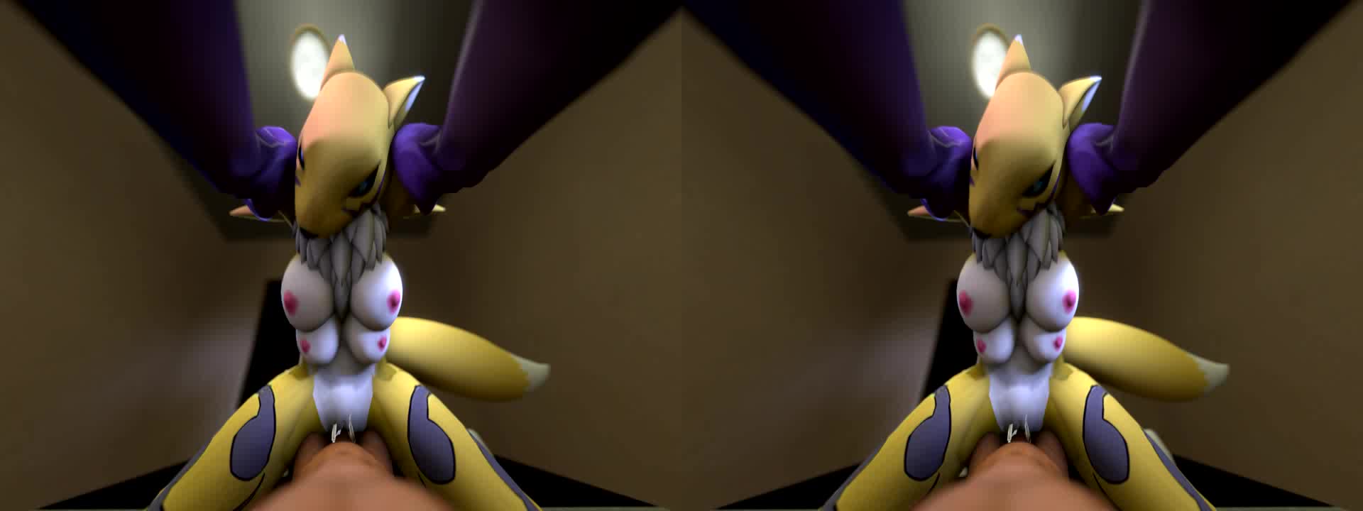 3D Animated Digimon Renamon Source_Filmmaker evilbanana // 1920x720 // 957.2KB // webm