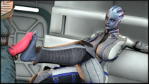 3D Asari Liara_T'Soni Mass_Effect // 1944x1104 // 2.8MB // png