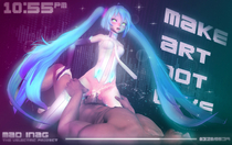 3D Hatsune_Miku Source_Filmmaker Vocaloid Welectric // 4000x2518 // 1.8MB // jpg