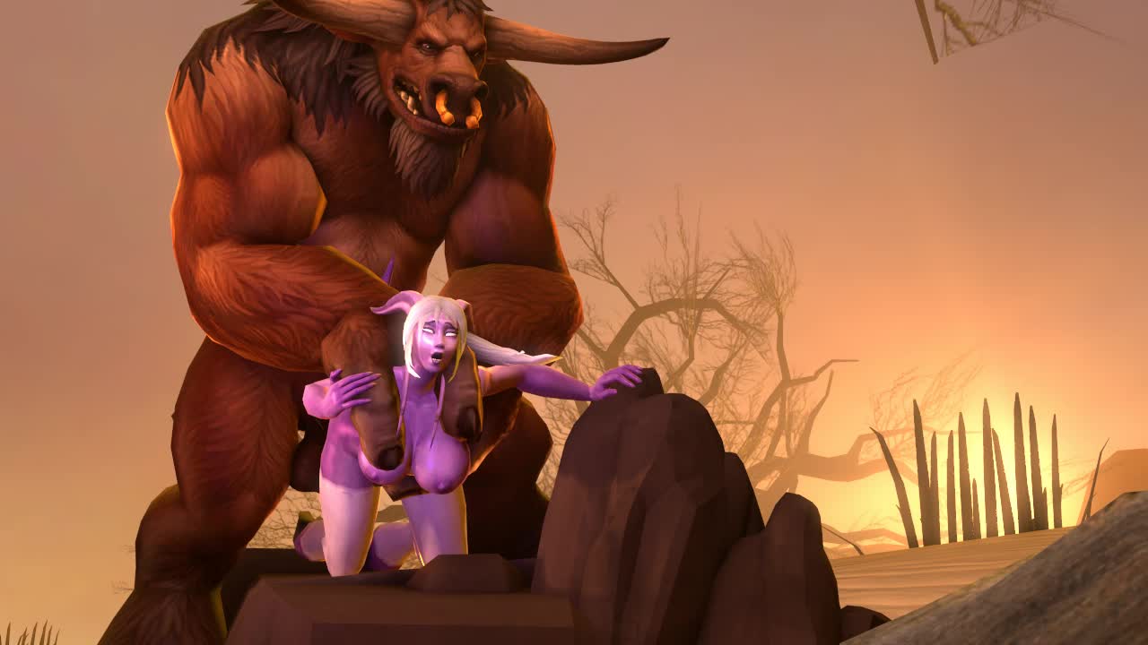 3D Animated Draenei GalianbeastSFM Source_Filmmaker Tauren World_of_Warcraft // 1280x720 // 2.0MB // webm