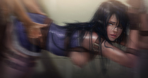 Caitlyn League_of_Legends firolian // 2000x1068 // 821.2KB // jpg