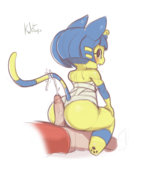 Animal_Crossing Ankha kekitopu // 1280x1441 // 621.7KB // png