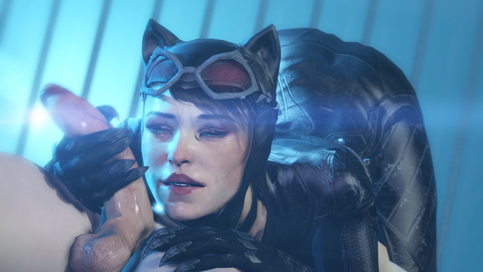 3D Animated Batman_(Series) Catwoman DC_Comics Source_Filmmaker shiboishi // 1920x1080 // 2.4MB // webm