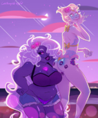 Amethyst Carbonoid Pearl_(Steven_Universe) Steven_Universe // 833x1000 // 713.5KB // png