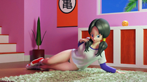 3D Blender Dragon_Ball_Z Videl // 1920x1080 // 807.5KB // jpg