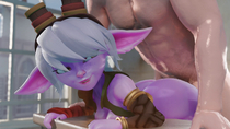 3D Animated Blender League_of_Legends Tristana Yordle rouge_nine // 1920x1080, 10s // 9.0MB // mp4