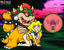 Bowser Princess_Peach Super_Mario_Bros The_Moss-Man // 1833x1444 // 1.3MB // png