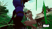 Animated Blood_Elf Tauren World_of_Warcraft // 854x480 // 7.9MB // gif