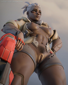 3D Blender Overwatch Sojourn dzooworks // 3100x3840 // 554.5KB // jpg