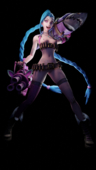 3D Blender DomSFM Jinx League_of_Legends // 2160x3840 // 6.6MB // png