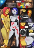 Comic DC_Comics Deathstroke Raven Starfire Teen_Titans // 716x1024 // 396.6KB // jpg