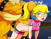 Bowser Princess_Peach Super_Mario_Bros pumpkinsinclair // 3300x2550 // 2.3MB // jpg