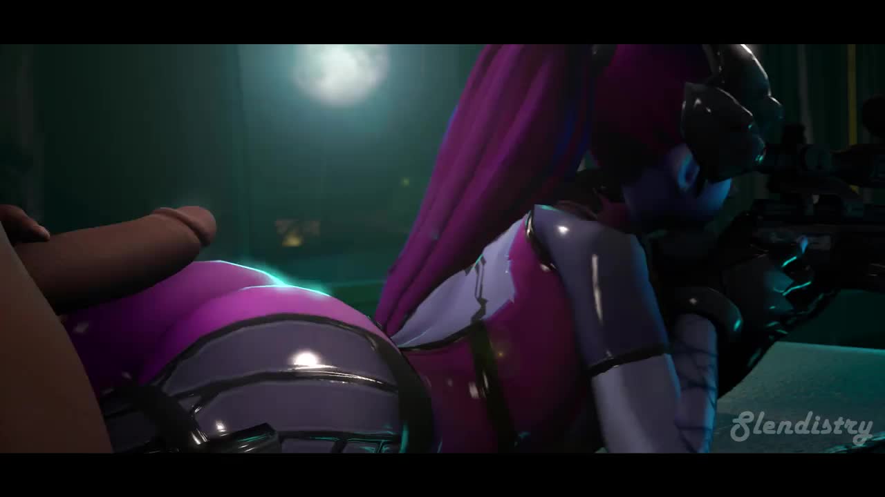 3D Animated Overwatch Slendistry Source_Filmmaker Widowmaker // 1280x720 // 1.3MB // webm