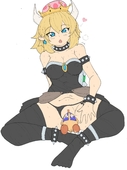 Bowser_Peach Bowsette Peachette Super_Mario_Bros // 2550x3426 // 525.7KB // jpg