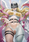 Angewomon Digimon Sciamano240 // 2068x3000 // 508.3KB // jpg