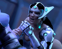 3D Animated Blender Overwatch Symmetra likkezg // 400x320 // 1.9MB // gif