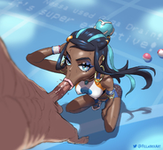 Fellatrix Nessa_(Pokemon) Pokemon Pokemon_Sword_and_Shield // 1301x1200 // 582.9KB // jpg