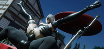 3D Android_2B Animated Nier Nier_Automata blueberg // 3600x1700, 12s // 22.8MB // mp4