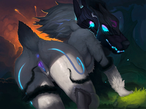 Kindred League_of_Legends photonoko // 2000x1500 // 2.2MB // png