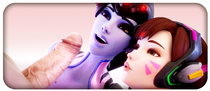 3D Blender D.Va Overwatch Widowmaker fireboxstudio // 1725x750 // 358.4KB // jpg