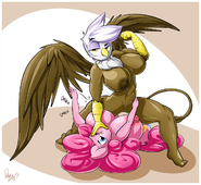 BubbleberrySanders Gilda My_Little_Pony_Friendship_Is_Magic Pinkie_Pie // 1200x1105 // 681.6KB // png