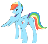 My_Little_Pony_Friendship_Is_Magic Rainbow_Dash // 1280x1194 // 406.9KB // png