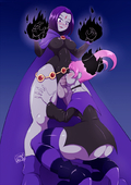 DCAU DC_Comics DMXwoops Jinx Raven Teen_Titans // 636x900 // 429.4KB // jpg