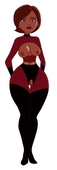 Helen_Parr Inusen_(artist) The_Incredibles_(film) // 500x1482 // 35.2KB // jpg