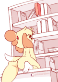 Animal_Crossing Animated Isabelle diives // 1000x1400 // 799.9KB // gif