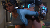 3D Animated Illari Overwatch Zarya rouge_nine // 1920x1080, 20s // 12.4MB // mp4