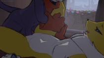 Animated Dacad Renamon impmon // 1000x563 // 4.4MB // gif