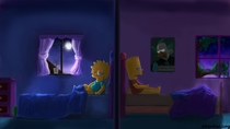 Bart_Simpson Lisa_Simpson The_Simpsons // 2560x1440 // 161.4KB // jpg