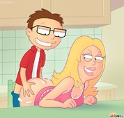 American_Dad Francine_Smith JabComix Steve_Smith tapdon // 1044x996 // 197.6KB // jpg