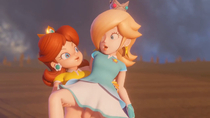 3D Animated Blender HipMinky Princess_Daisy Princess_Rosalina Super_Mario_Bros // 1280x720, 10.6s // 4.8MB // webm