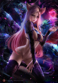 Ahri Axsens KDA League_of_Legends // 3532x5000 // 1.9MB // jpg