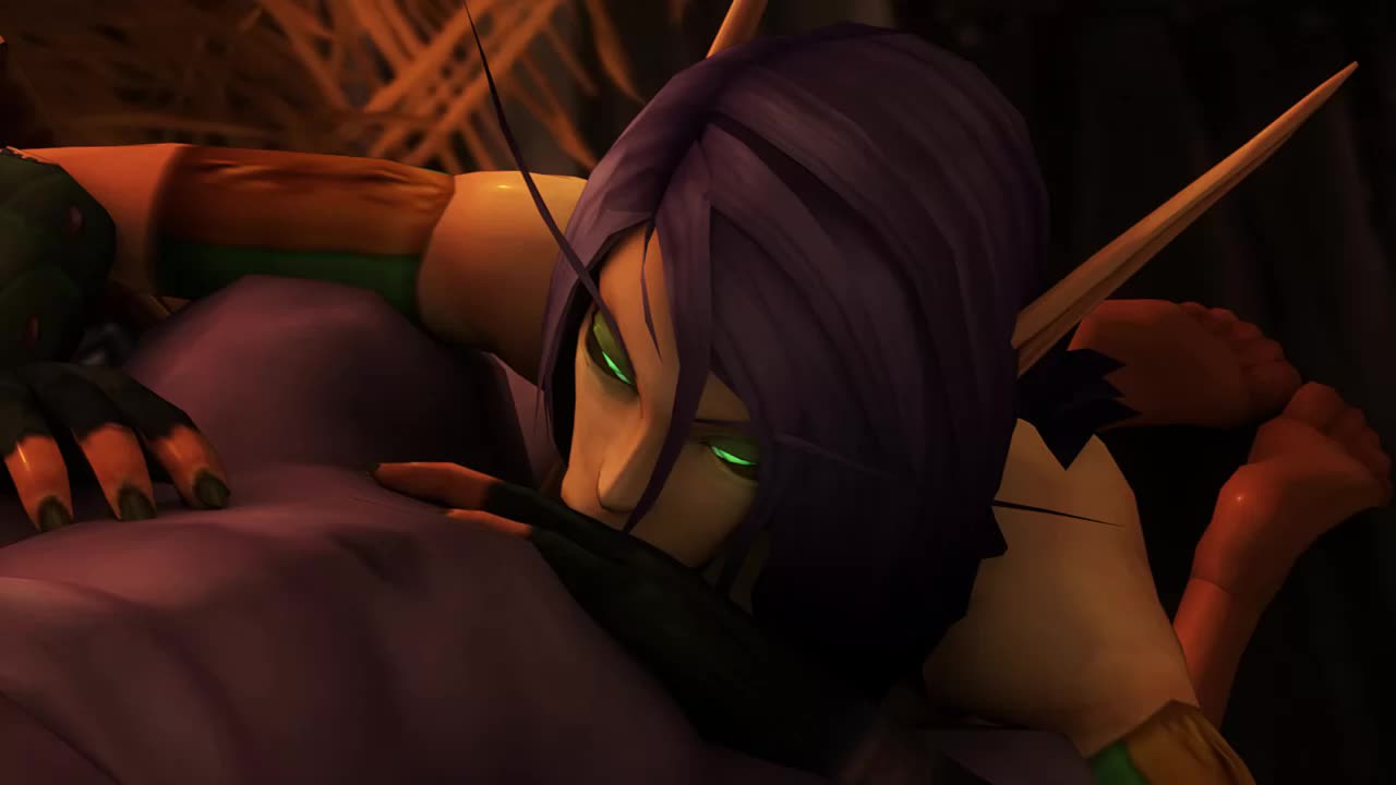 3D Animated Blood_Elf Night_Elf Rexxcraft World_of_Warcraft // 1280x720 // 224.9KB // webm