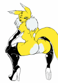 Animated Digimon Renamon // 565x800 // 231.4KB // gif